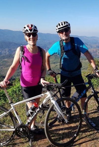 Sten Thunberg Cycling on the  tour with redspokes